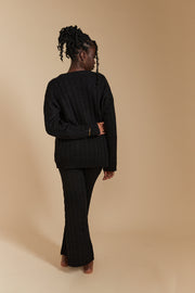CABLE KNIT PANT