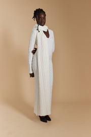 CABLE KNIT GOWN