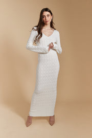 CABLE KNIT GOWN