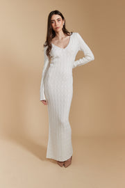 CABLE KNIT GOWN
